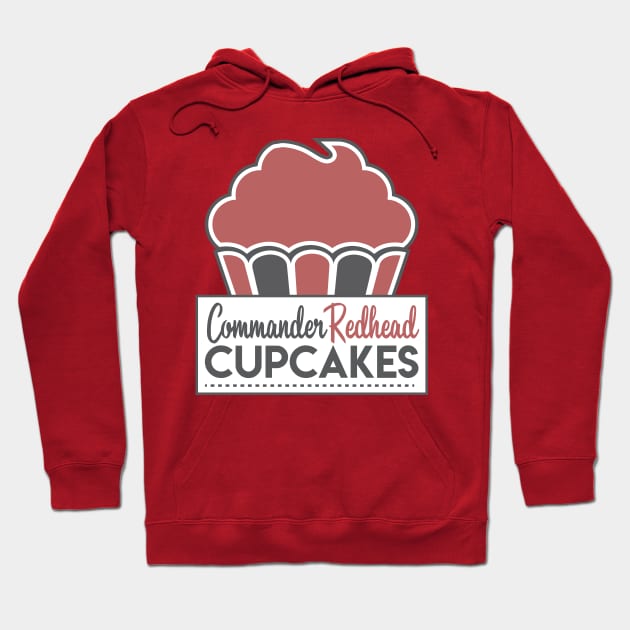 Commander Redhead Cupcakes Hoodie by Signal 43